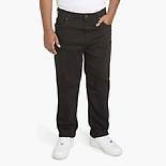 Levi's Big Boys' 550 Relaxed-Fit Jeans, Black Magic, Size 8 Husky, 28W X 23L - Picture 1 of 4